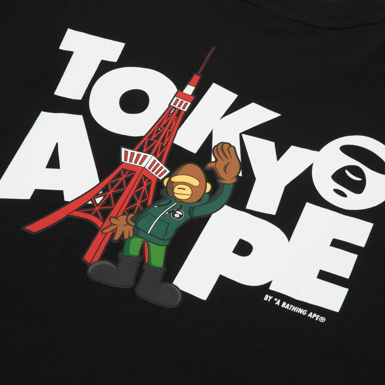 エーエイプ バイ エイプ"温泉イラスト＆相撲風ロゴ"Tシャツ、ラフォーレ原宿限定で｜写真74
