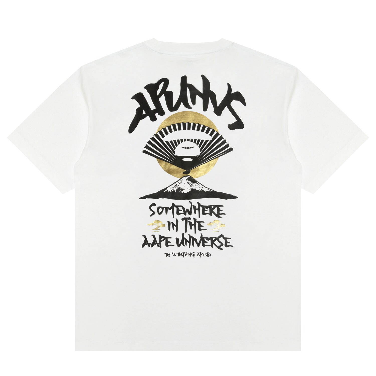 エーエイプ バイ エイプ"温泉イラスト＆相撲風ロゴ"Tシャツ、ラフォーレ原宿限定で｜写真29