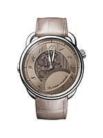 エルメスのメンズ腕時計、ムーブメントが見えるスケルトン文字盤＆“時を静止できる”機能付き｜写真1