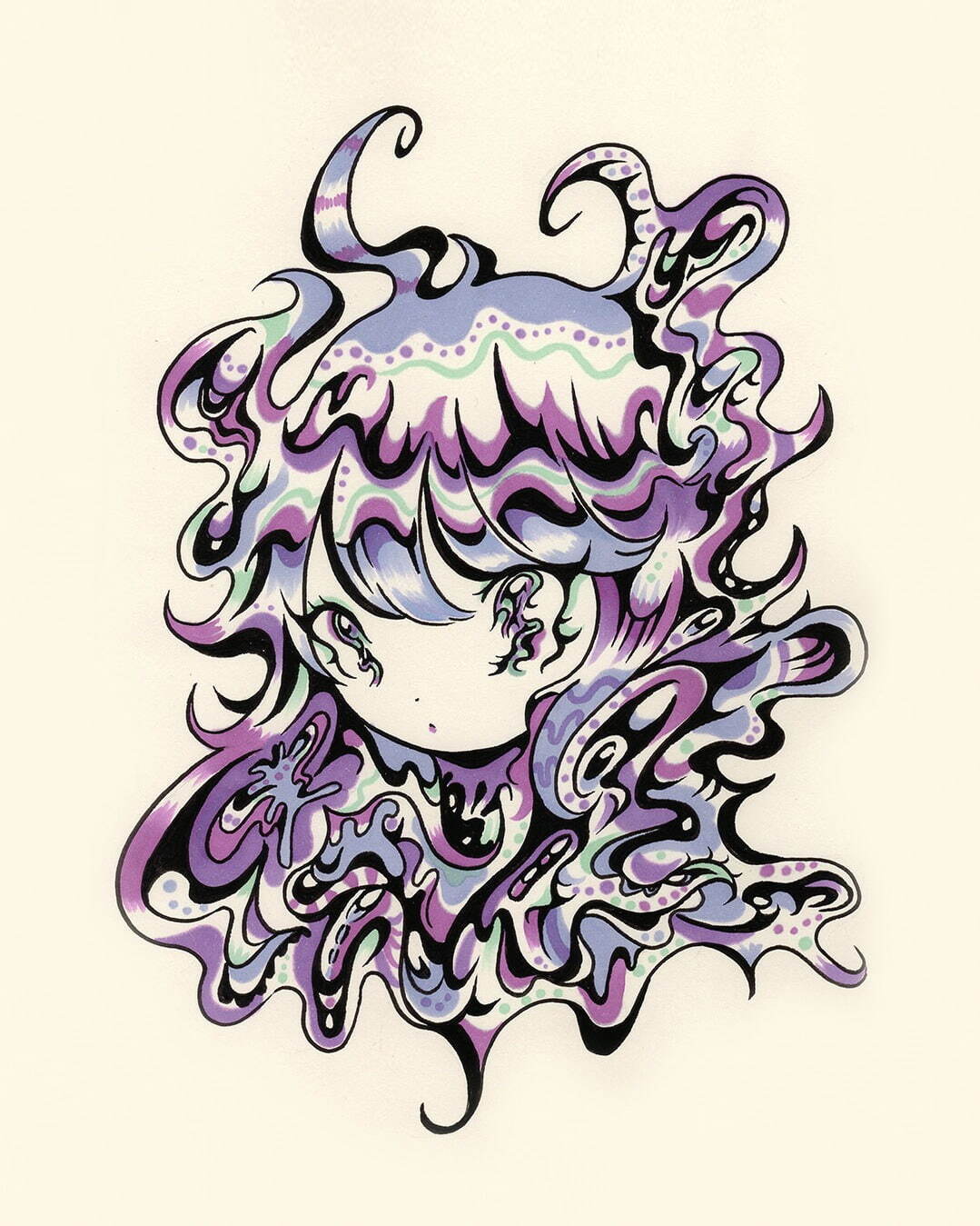 ニードルズ×田中かえ“瞳と蝶”モチーフのシャツやトラックジャケット、キラキラ目を刺繍したニット帽も｜写真25