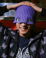 ニードルズ×田中かえ“瞳と蝶”モチーフのシャツやトラックジャケット、キラキラ目を刺繍したニット帽も｜写真47