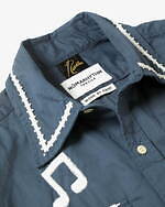 ニードルズ“音符”を散りばめた刺繍ワークシャツ＆パンツ、ノーマリズム テキスタイルとコラボ｜写真4