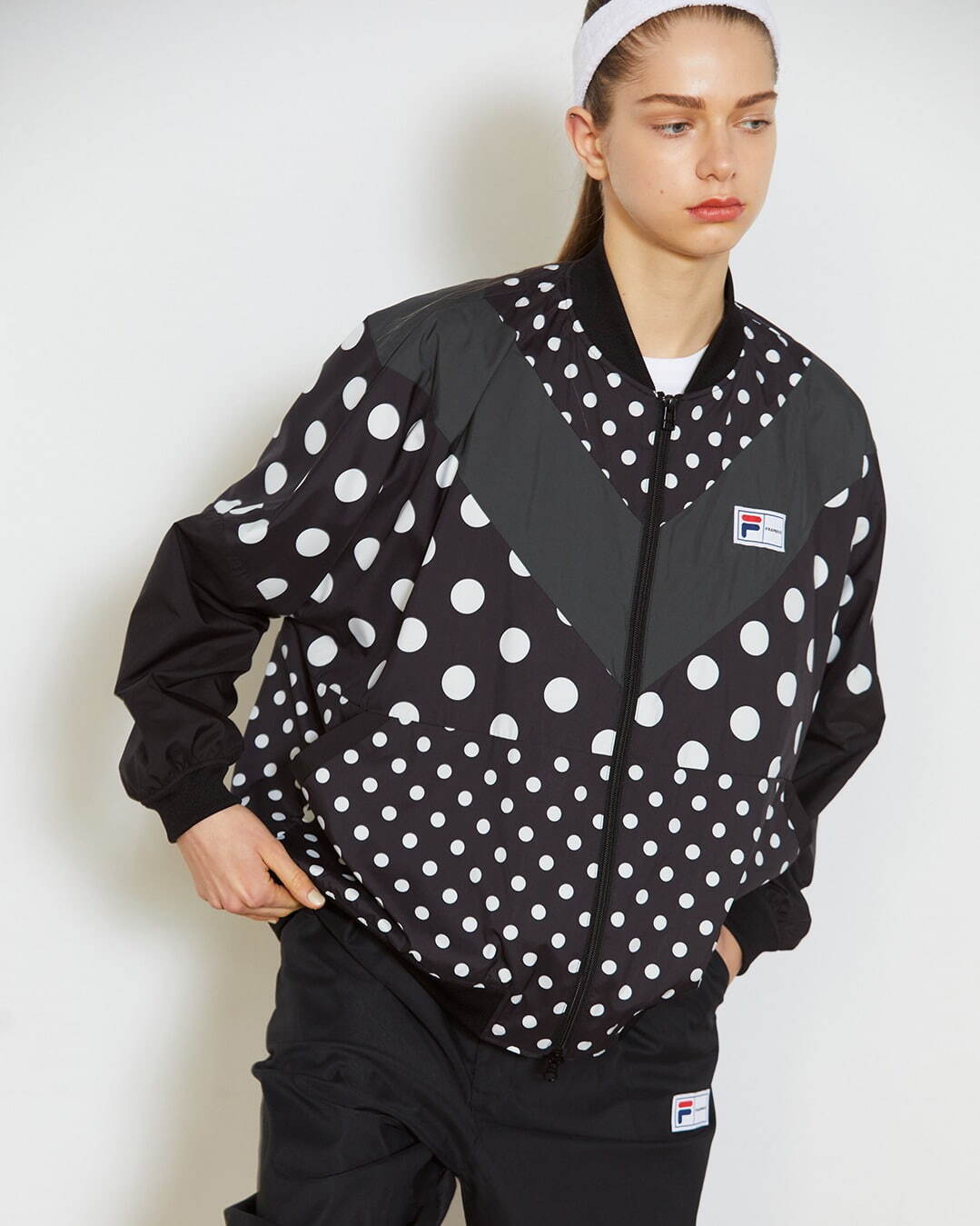 ブルゾン(クリーム・ブラック) 1・2サイズ 38,500円