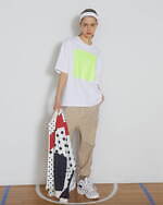 フラボア×フィラの“大胆ドット柄”ブルゾン、カラーブロックの重ね着風カットソーやハーフパンツも｜写真9