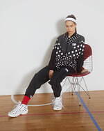 フラボア×フィラの“大胆ドット柄”ブルゾン、カラーブロックの重ね着風カットソーやハーフパンツも｜写真25