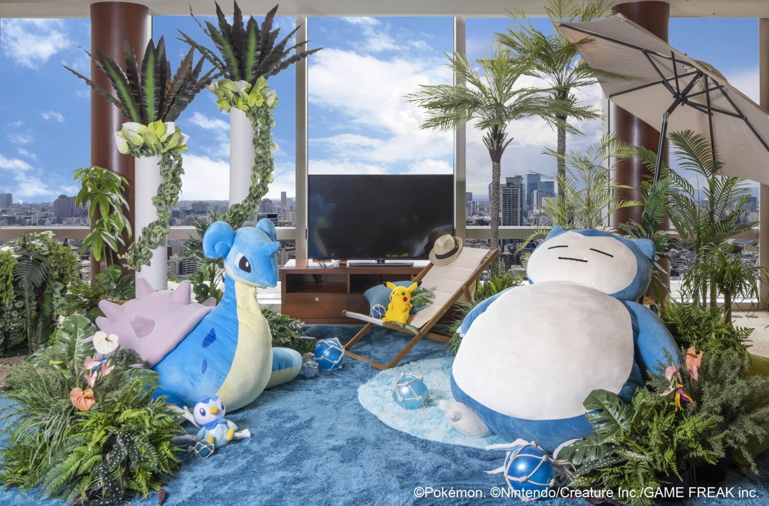 グランド ハイアット 東京から巨大ラプラス＆カビゴンがいるポケモン宿泊プラン、オリジナルアメニティも｜写真1