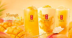 ゴンチャ(Gong cha) マンゴーミニパール｜写真1