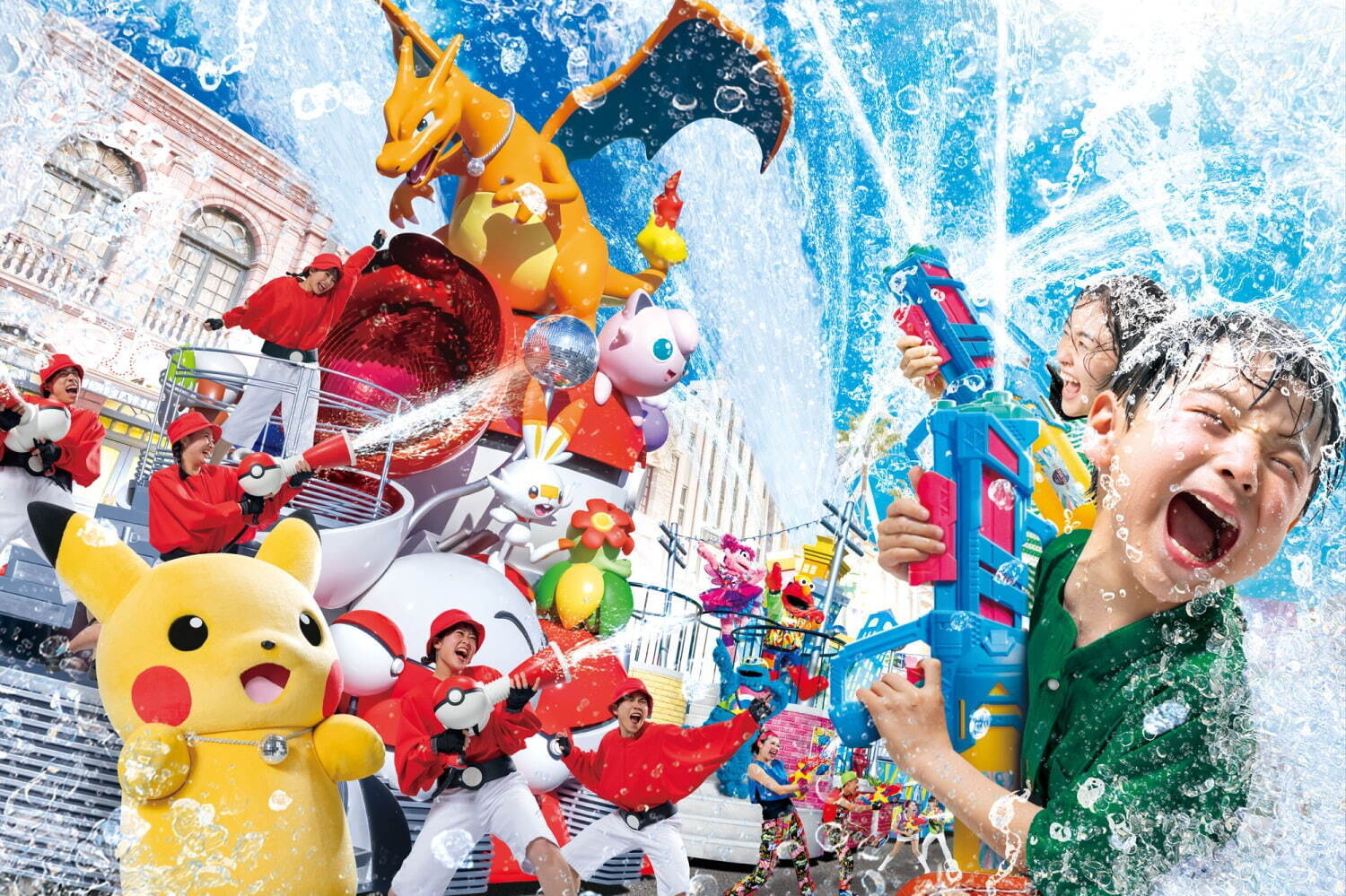 マイメロディ｜USJ「NO LIMIT! クール・サマー」夏の“びしょ濡れ”パレード、マイメロディ＆クロミが初参加