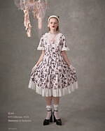 Q-pot. Dress“トゥシューズやマドレーヌ”の総柄パフスリーブドレス＆ユニセックスシャツ｜写真7