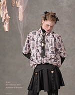 Q-pot. Dress“トゥシューズやマドレーヌ”の総柄パフスリーブドレス＆ユニセックスシャツ｜写真12