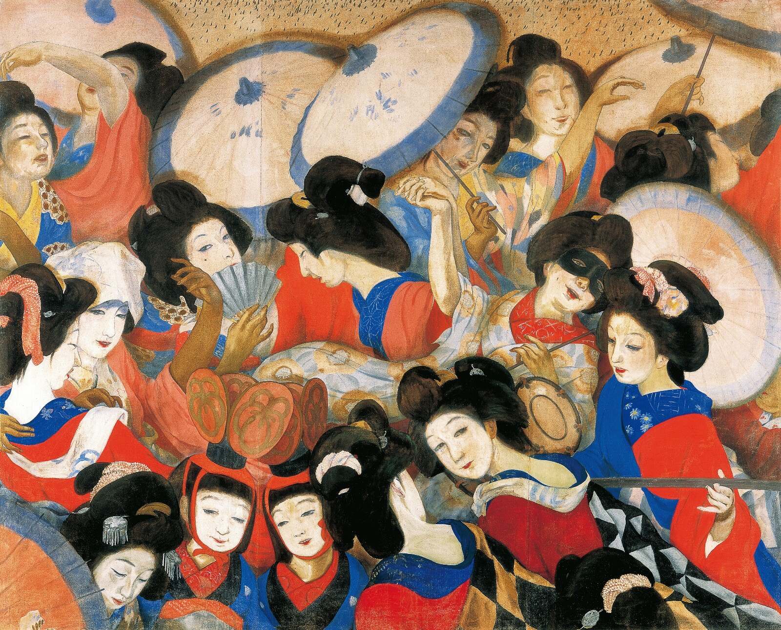 文化勲章受章作家★日本画家・堂本印象　希少抽象画原画作品 具象から抽象へ”日本画家・堂本印象の代表作が一堂に会する大