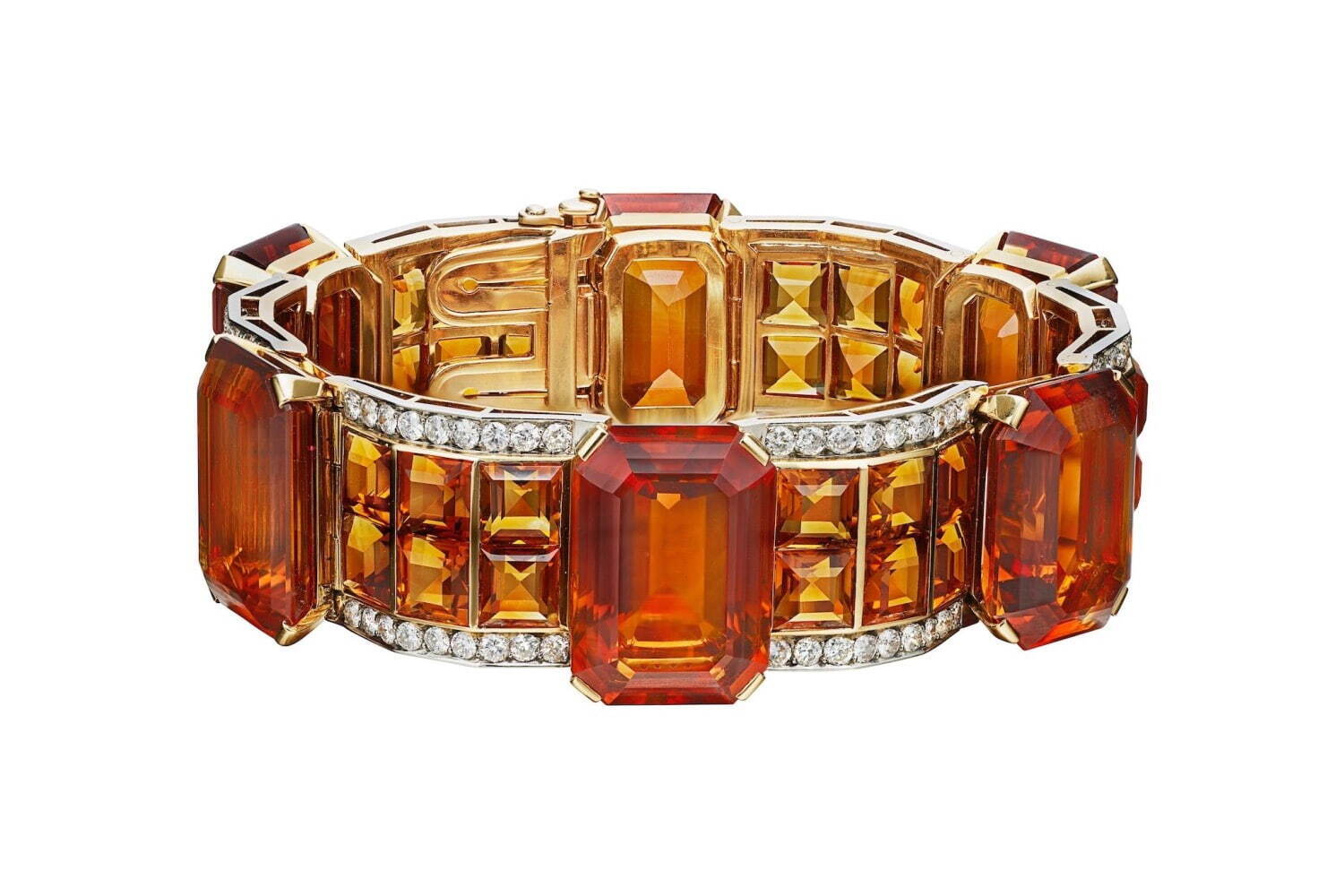 《ブレスレット》 ゴールド、プラチナ、シトリン、ダイヤモンド 1940年頃 ブルガリ・ヘリテージ・コレクション
