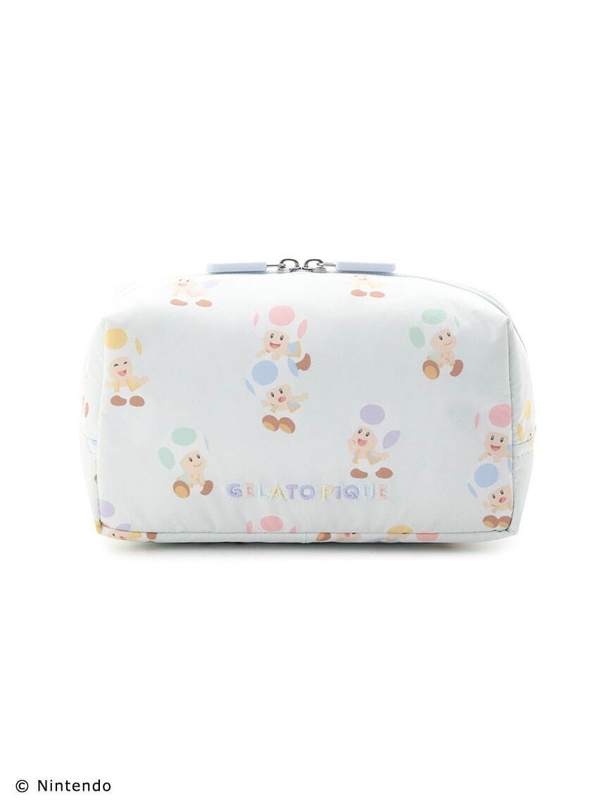 キノピオ＆ヨッシー総柄ポーチ 各4,950円