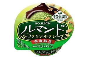 ブルボン「ルマンドアイス宇治抹茶」ほろ苦＆旨み宇治抹茶フレーバー、“まるで抹茶パフェ”なカップアイス