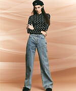 マリーン・セル新作“三日月”ジャカードジャケットやデニムが伊勢丹新宿に集結、Tシャツカスタムも｜写真9