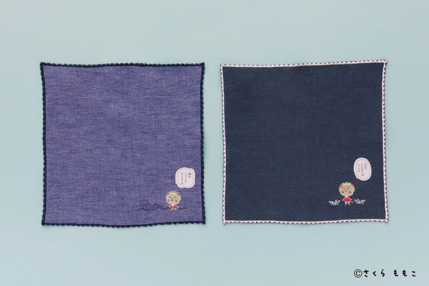 コジコジ」刺繍＆カラフル絵柄ハンカチ、クラシクス・ザ