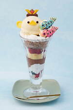 ひよこ型スイーツ「こどもの日ぴよりん」濃厚チョコプリン×バナナババロア、兜を被ったぴよりんパフェも｜写真2