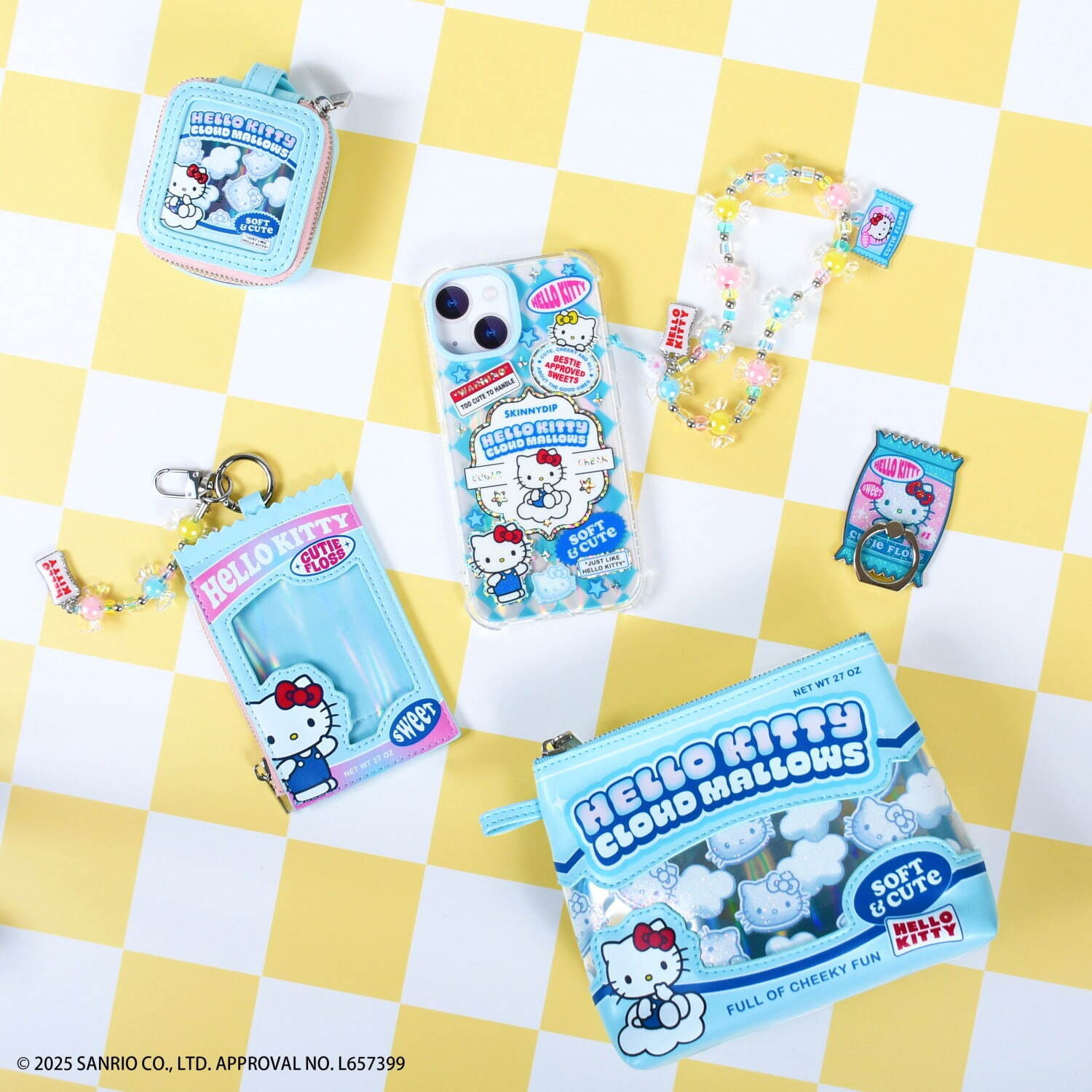 サンリオキャラクターズ“キャンディストア風”スマホケース、マイメロディのグミビーズストラップも｜写真3