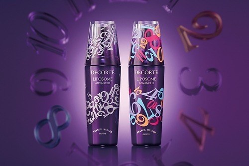 コスメデコルテ×フランク ミュラー、人気No.1「リポソーム」美容液が“ビザン文字”デザインに