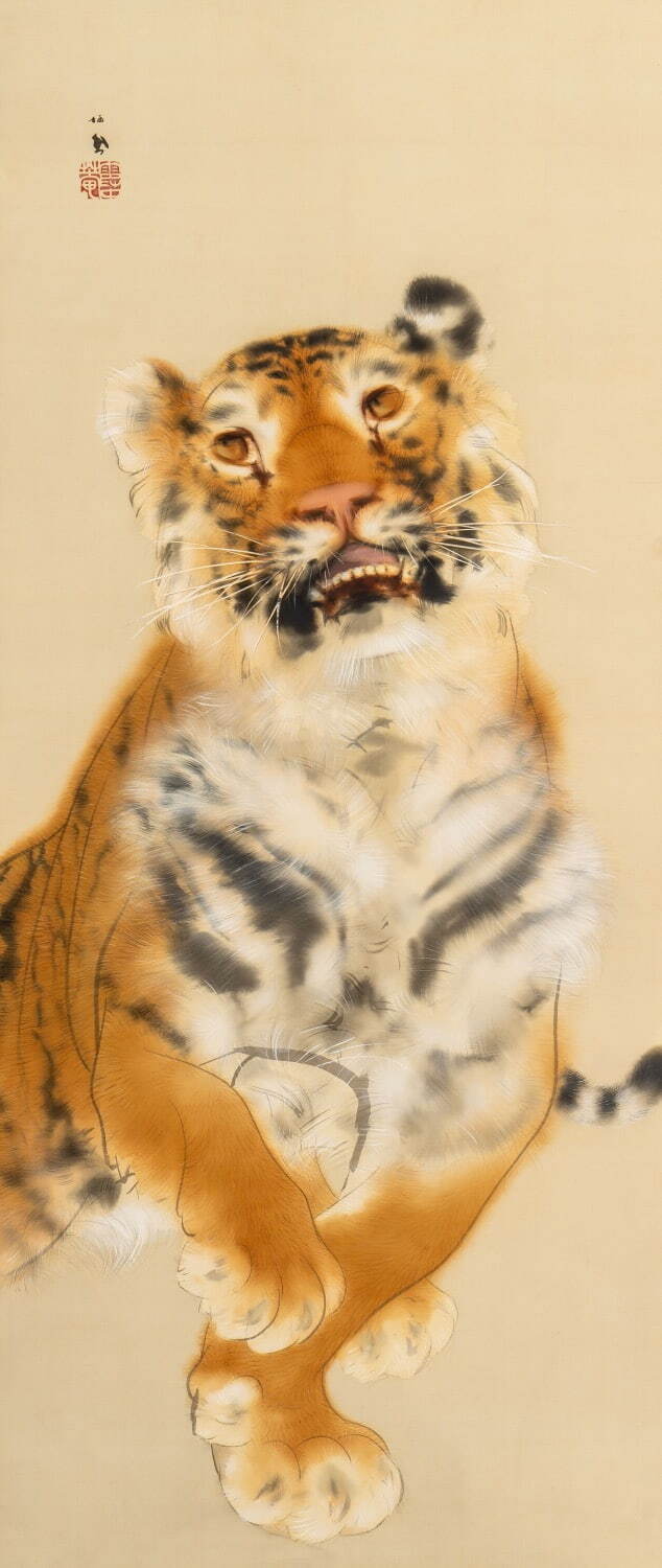 竹内栖鳳 《猛虎》 昭和10年(1930年)
福田美術館蔵 ［福田美術館・後期展示］