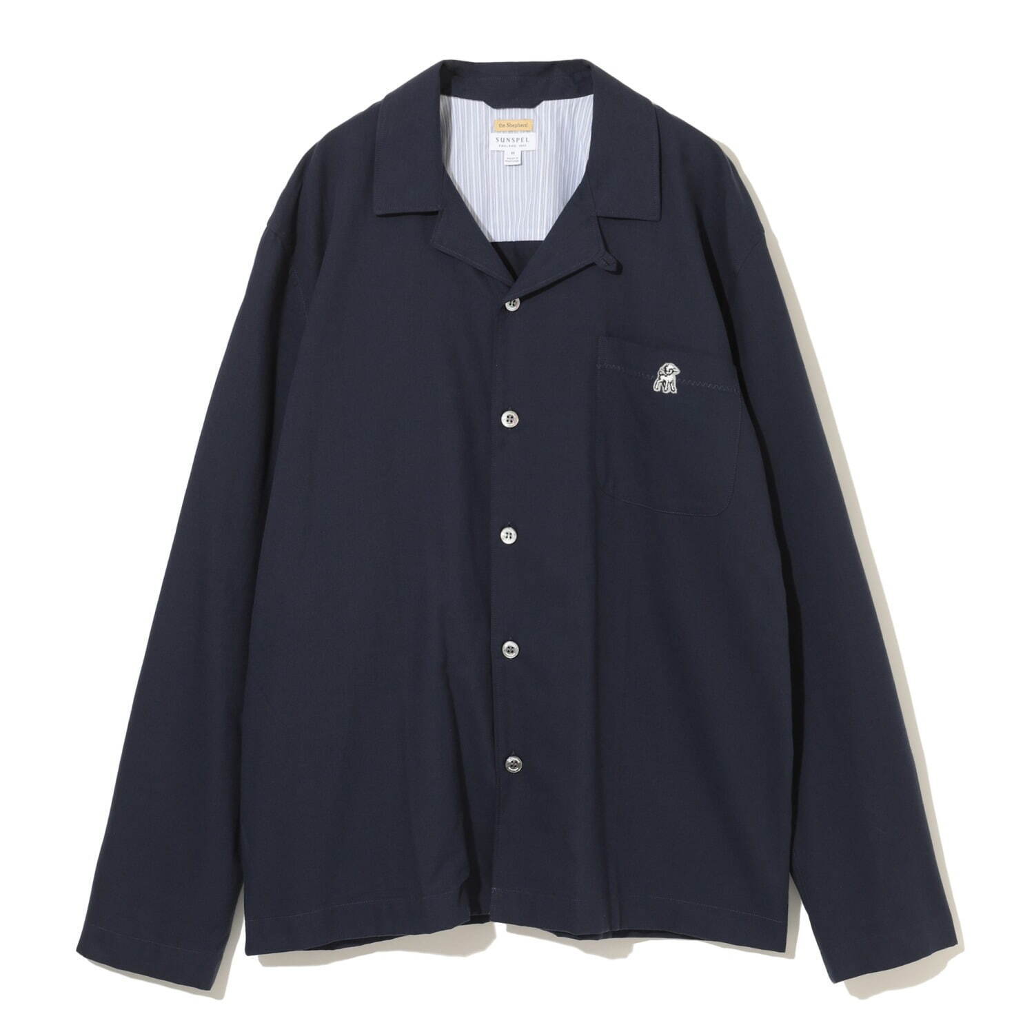 アンダーカバー×サンスペル“高品質コットン”のメンズウェア、子羊刺繍Tシャツやセットアップパジャマ｜写真4