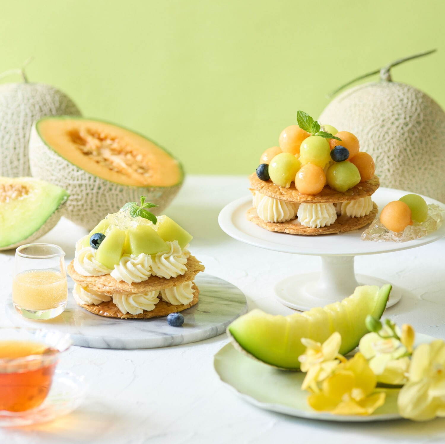 アフタヌーンティー・ティールーム(Afternoon Tea TEAROOM) 宇治抹茶とフルーツのミルフィーユ｜写真7