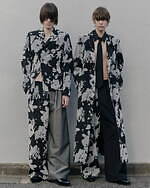 オリミ、起毛加工の花柄マキシコート＆テーラードジャケットや“だまし絵レイヤード”ジャケット｜写真1