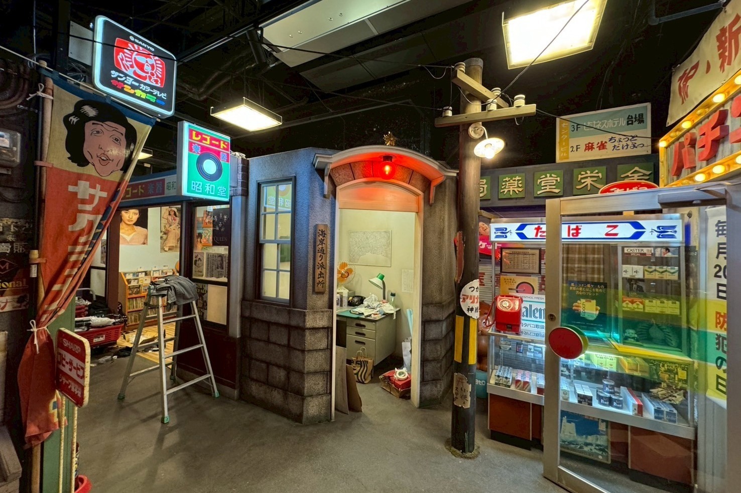 レトロ｜「お台場レトロミュージアム」昭和レトロな喫茶店や教室、銭湯などを再現した体験型施設
