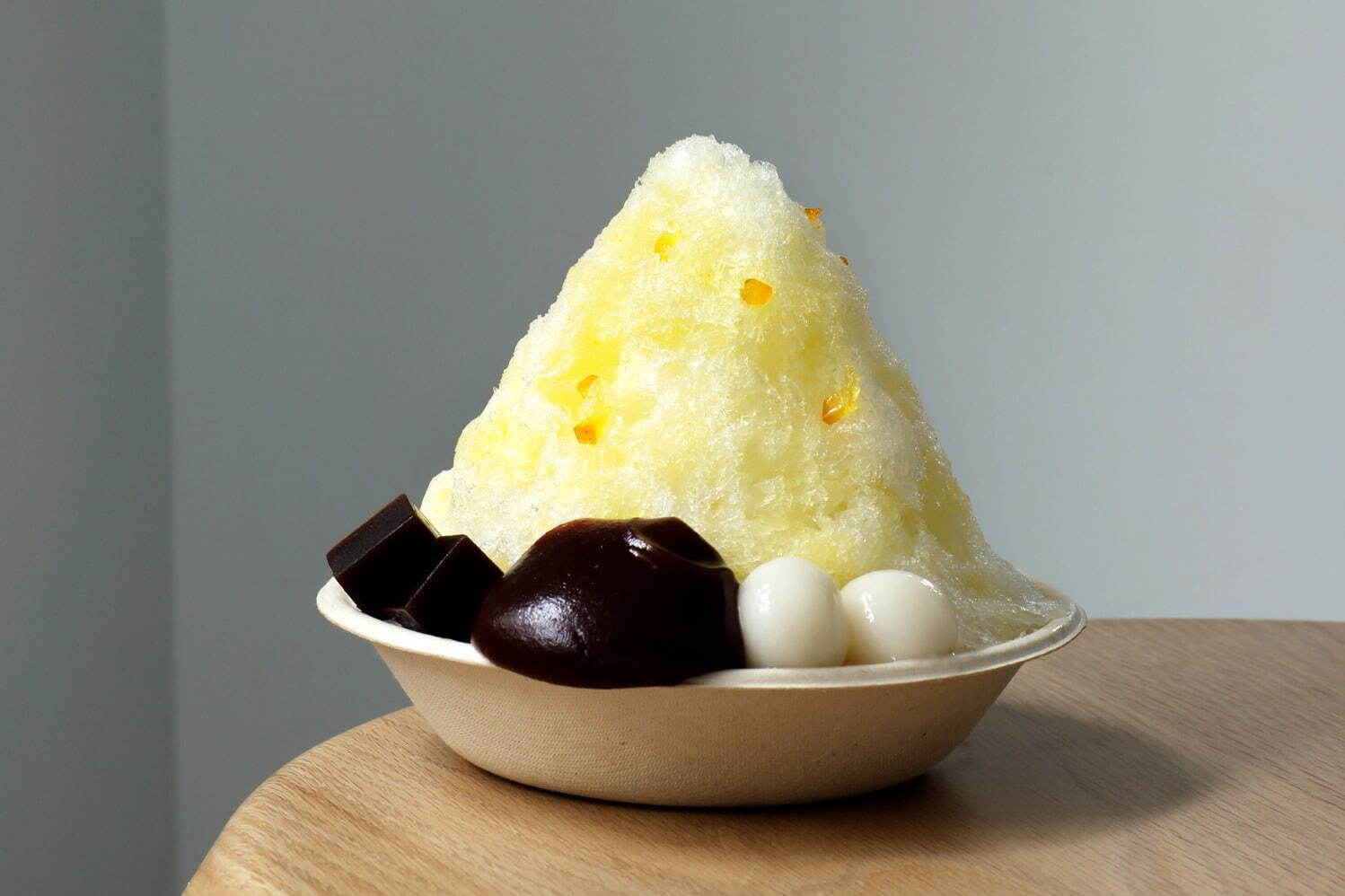 「あんペーストかき氷」夏みかん 991円