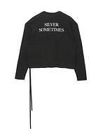 アン ドゥムルメステール"英字プリント"の白黒ロングTシャツ、渋谷パルコ限定で｜写真2