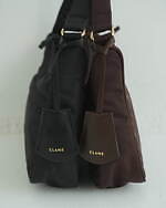 クラネ×ラミダスのコラボ第3弾、“ゴールド金具”煌めくナイロン素材のハンドバッグ＆デイパック｜写真2