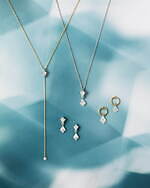 アベリの25年春夏ジュエリー、”ダイヤのかけら”カイト型カットのネックレス＆ピアスなど｜写真3