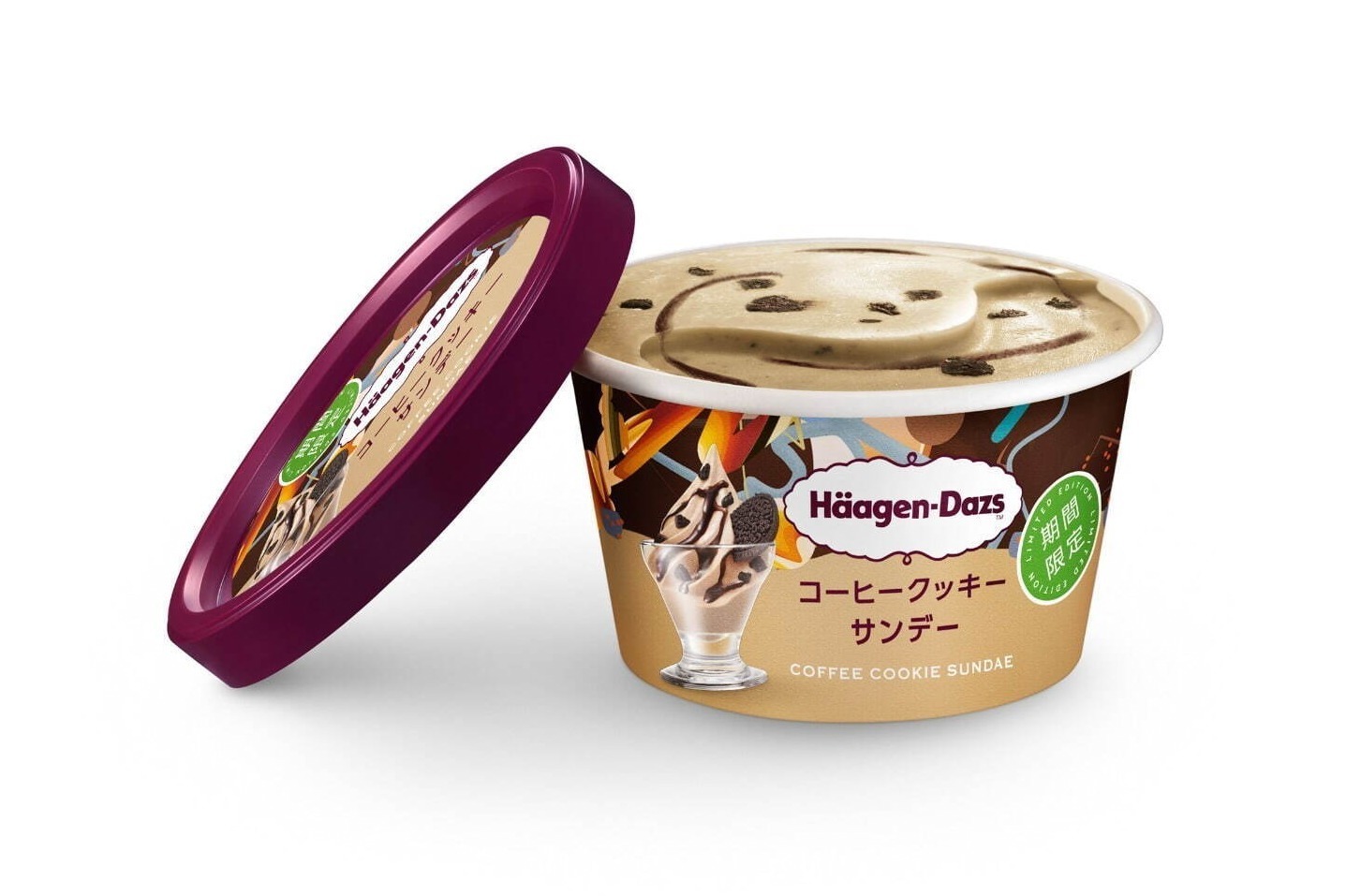 ひんやり｜ハーゲンダッツ新作「コーヒークッキーサンデー」濃厚＆ほろ苦コーヒーアイス、甘いチョコソース入り