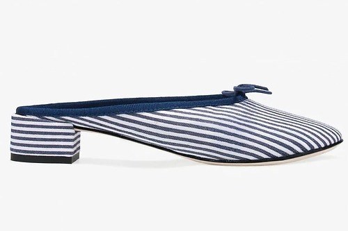 レペット“夏のストライプ柄”ミュールやフラットシューズ、煌めくメタリックカラーサンダルも