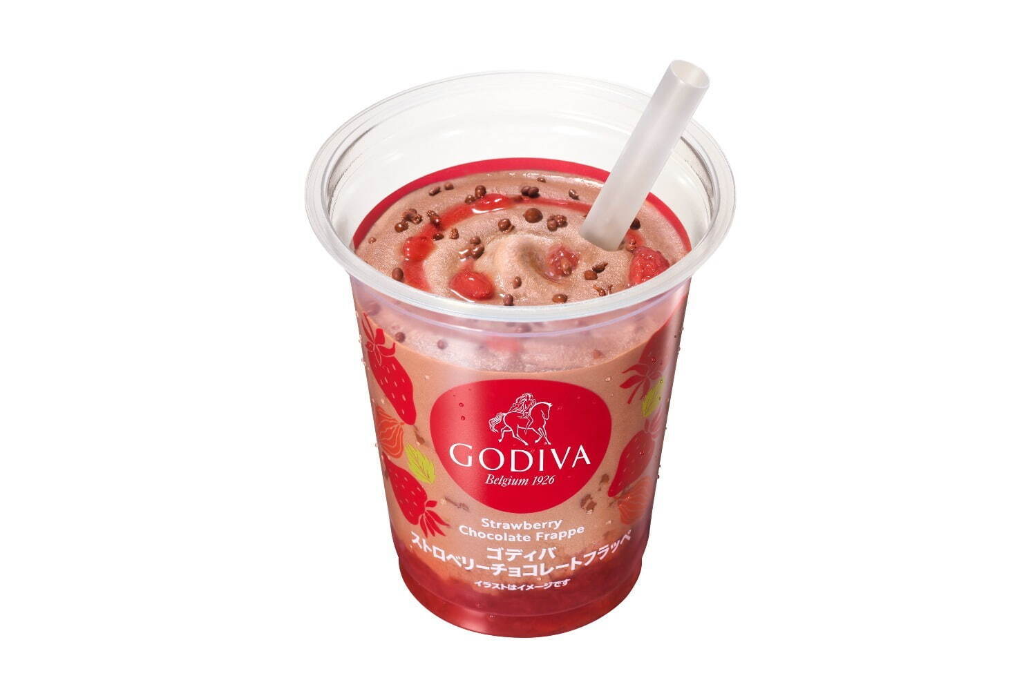 「ゴディバストロベリーチョコレートフラッペ」498円