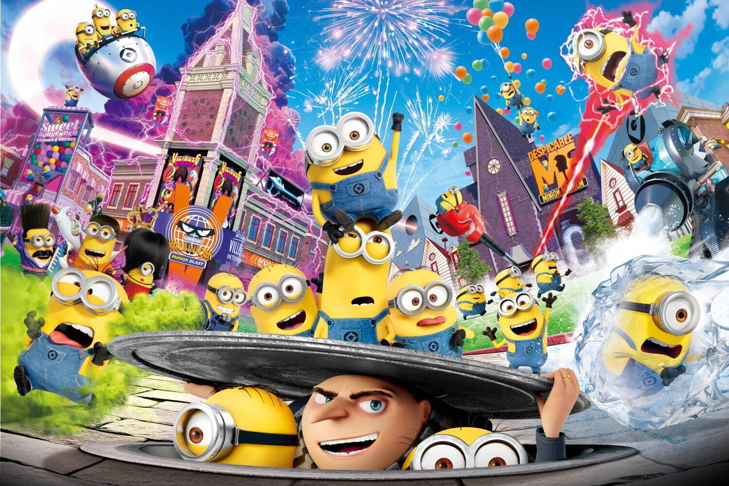 日帰り旅行｜USJ「ミニオン・パーク」がエリア拡張、“大悪党”を目指す新シューティングアトラクション誕生