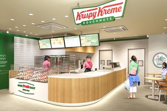 ドーナツ｜クリスピー・クリーム・ドーナツ九州に再登場、限定ドーナツやロゴバッグが福岡ワンビルで