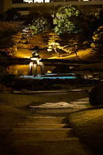 旧芝離宮恩賜庭園で「旧芝離宮夜会」庭園全体を彩る光と音のライトアップショー｜写真6