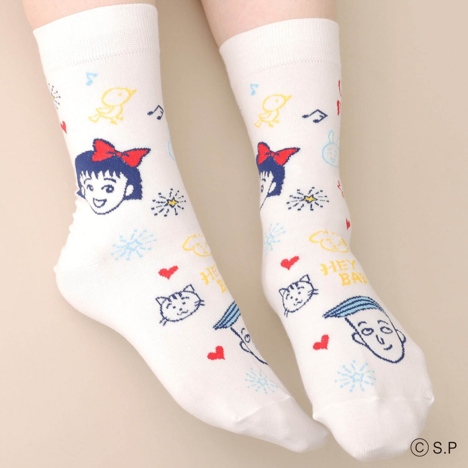 さくらももこ×靴下屋、ちびまる子ちゃん刺繍ソックス＆マンガの“1コマ”配したコジコジ靴下など｜写真15