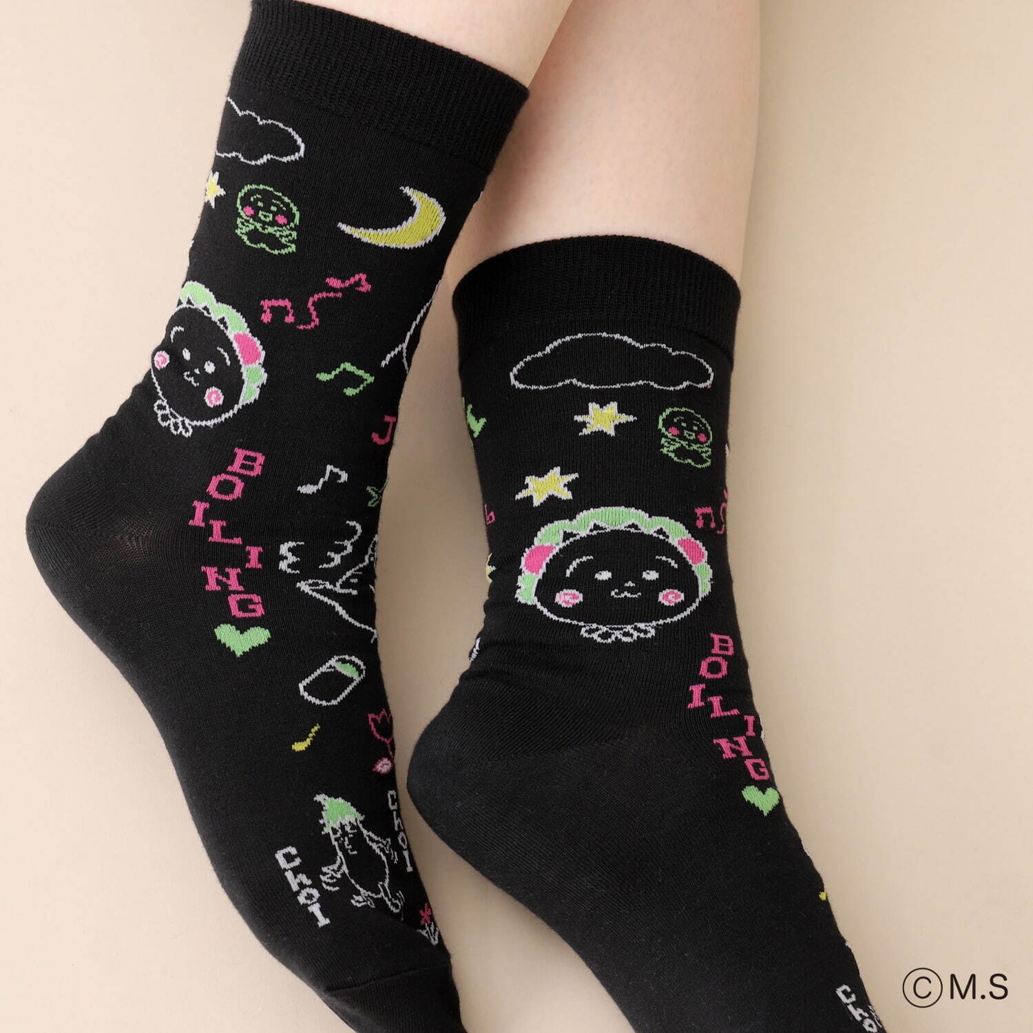 さくらももこ×靴下屋、ちびまる子ちゃん刺繍ソックス＆マンガの“1コマ”配したコジコジ靴下など｜写真18