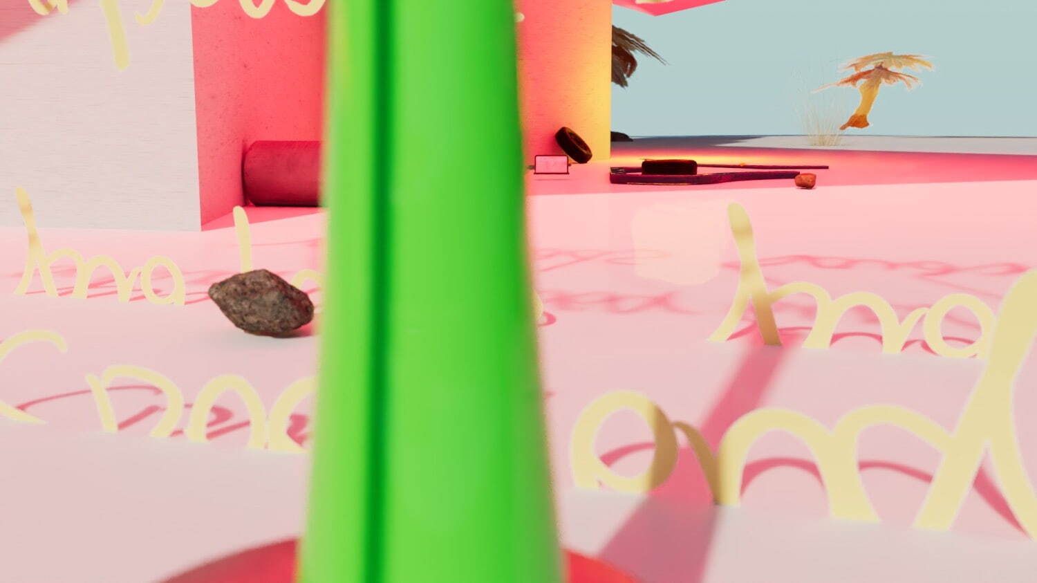 藤倉麻子 《明るい駐車場のポール》 2023年
© Asako Fujikura