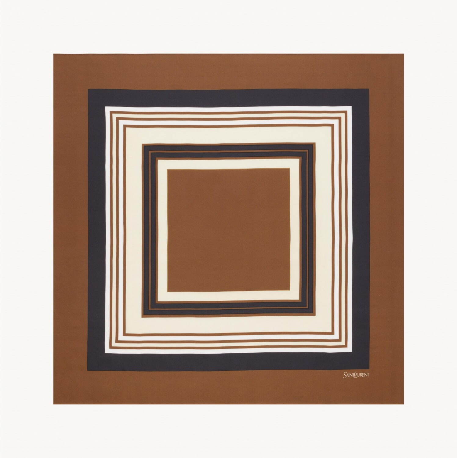 「スクエアスカーフ」 70,400円
サイズ：90×90cm