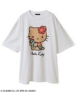 キャンディ ストリッパー“日焼けハローキティ”のコラボTシャツ、ギャル風ハローキティ連ねたロンTも｜写真1