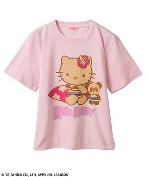 キャンディストリッパー“日焼けハローキティ”のコラボTシャツ