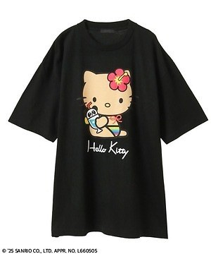 ハローキティ 2NE1 ブラインド　ロングスリーブTシャツ　L ショッパー付き 2NE1×HELLO KITTY』コラボレーション GOODS - GOODS | 「2NE1