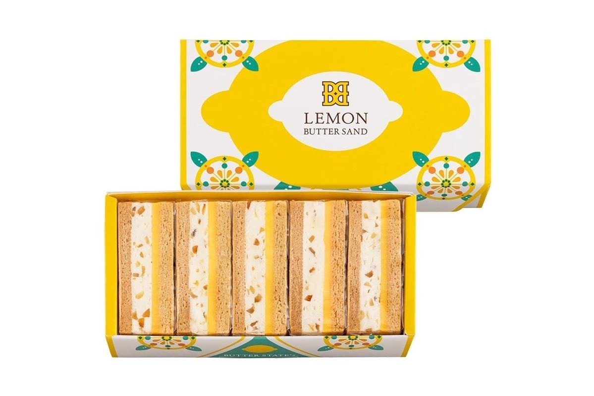 「バターステイツ レモンバターサンド」2個入 486円、5個入 1,242円 ※参考小売価格。