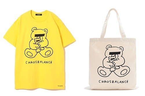 アンダーカバー“長場雄が描く”ベア＆UロゴのコラボTシャツ、トートバッグやキャップも