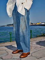 ソウシオオツキ“オイル＆ダメージ加工”デニムパンツ、パレットアートアライヴ 大阪店限定で｜写真4