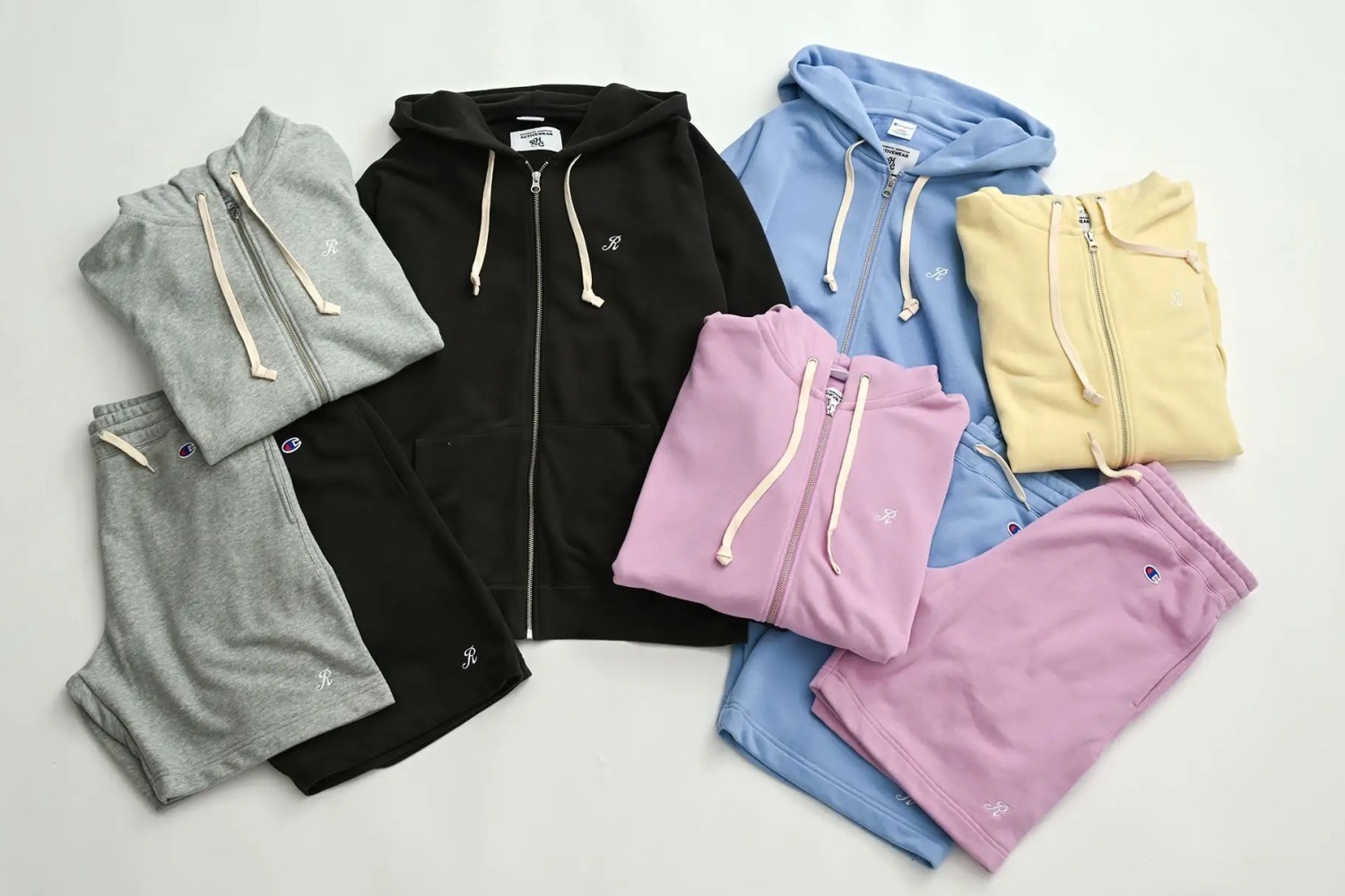 RHC ロンハーマン×チャンピオン、カラースウェットや“I LOVE…”プリントTシャツなど