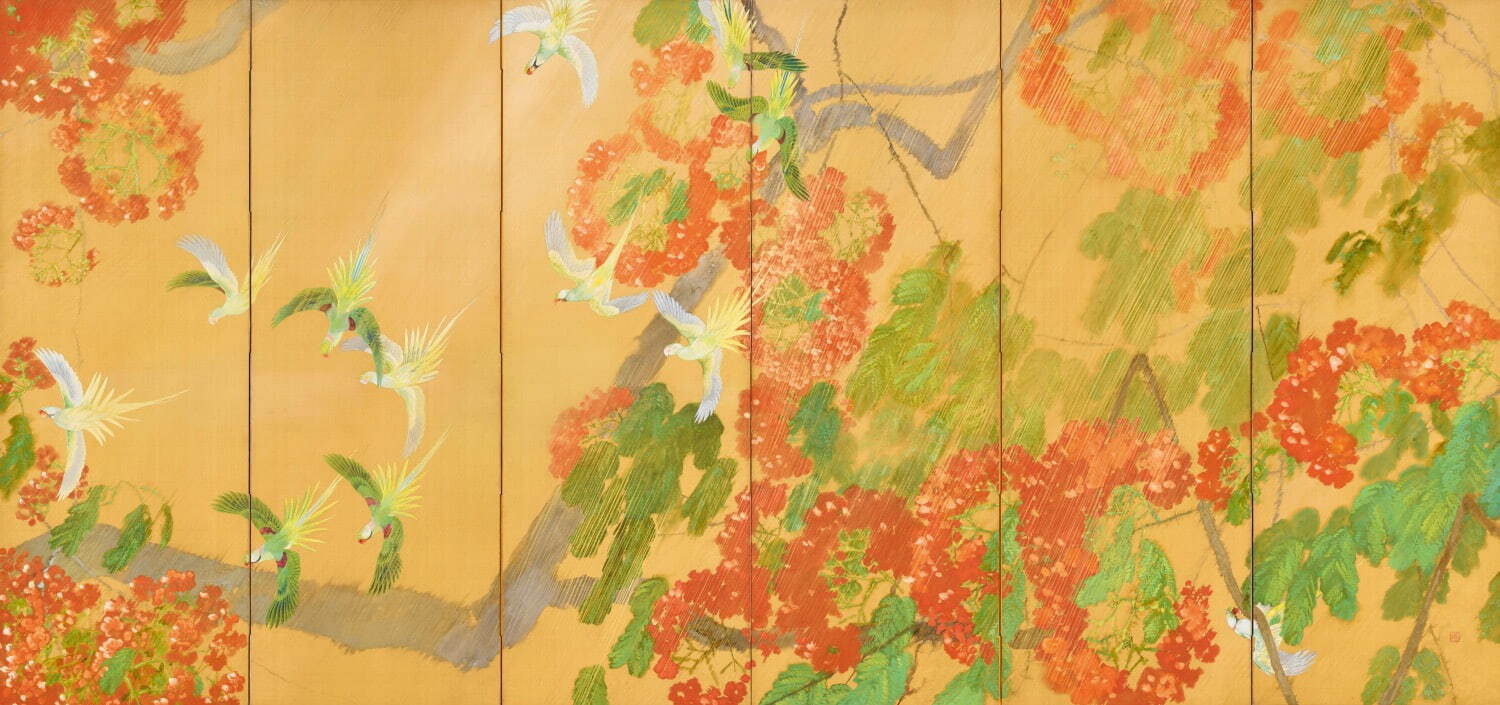 華麗なる花鳥画”石崎光瑤、東京初の回顧展が日本橋高島屋で